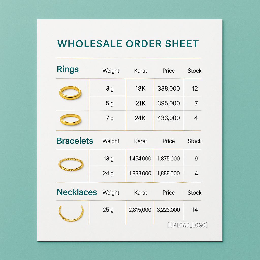 Wholesale Jewelry Pricing