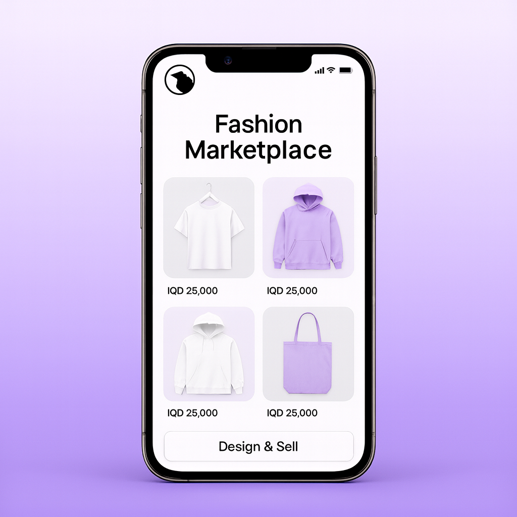 BBIQ MODA App UI